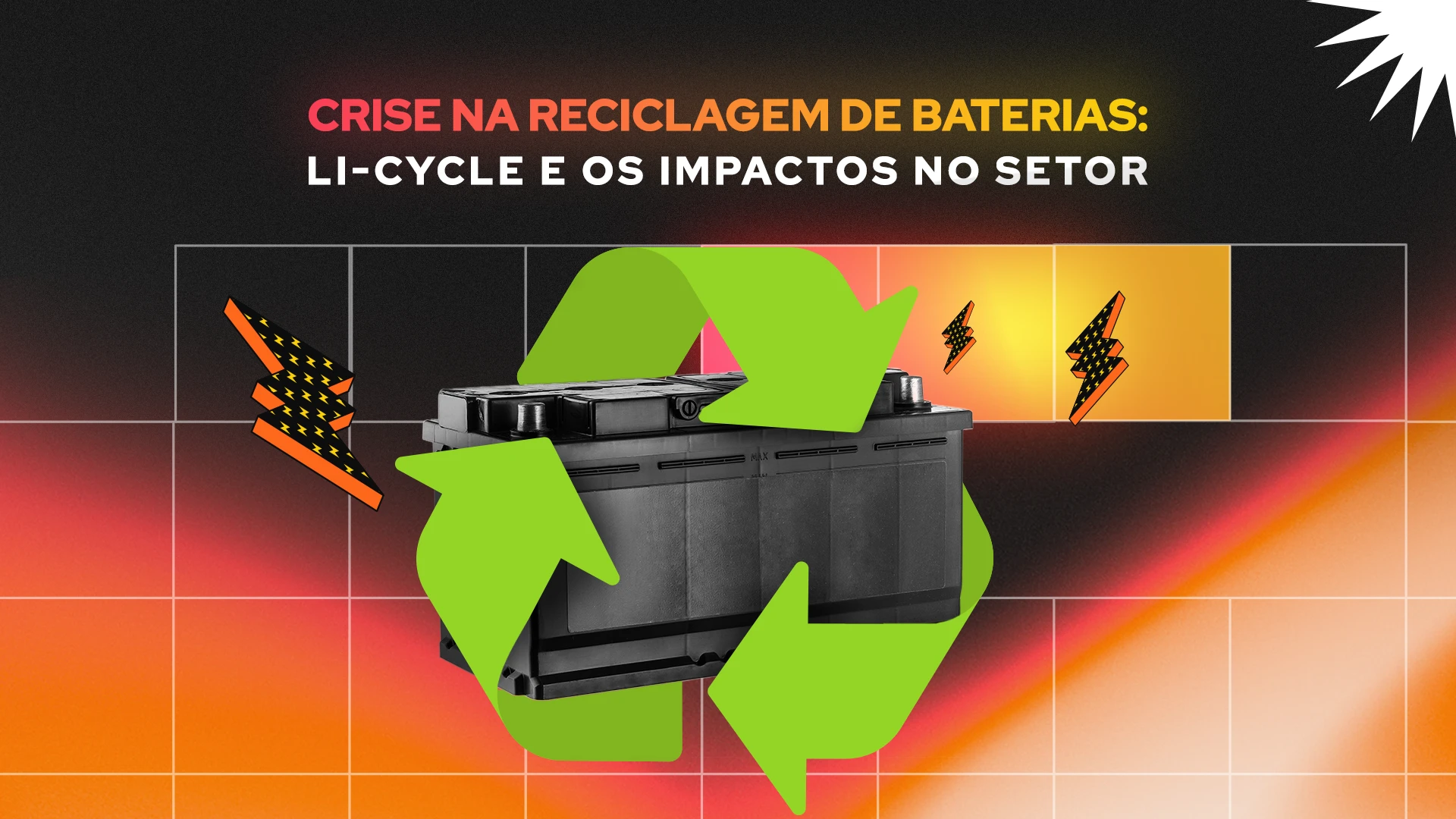 Crise na reciclagem de baterias